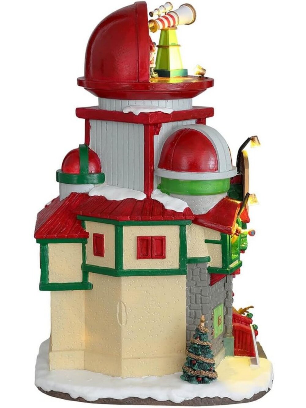 Battery Operated Santa's Stratospheric Observatory Holiday Decor - Festive - Picture 2 of 3